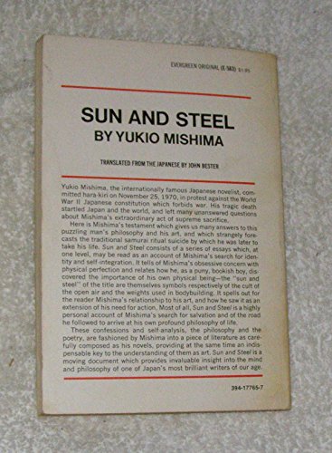 Sun & Steel 0394177657 Book Cover