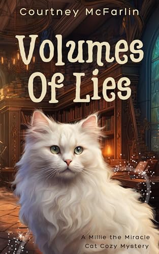 Volumes of Lies: A Millie the Miracle Cat Cozy Mystery Book #3