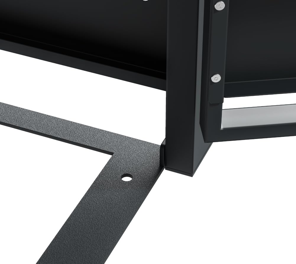 Westmann Lacina 1 Mülltonnenbox für 1x240 l, Stahl in Holzoptik, Anthrazit