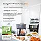Lauben Glass&Steam Heißluftfritteuse 4500BG Air Fryer mit Glasfrittierkorb, Dampffunktion, 8 Programme, manuelle Zeit- und Temperatureinstellung, spülmaschinenfester Korb, Behältervolumen 4,5l
