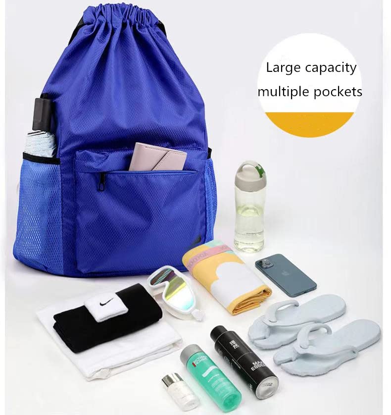 Geboldil Drawstring Bag Sports Fitness Bag Personalized Waterproof Shopping Casual Backpack4