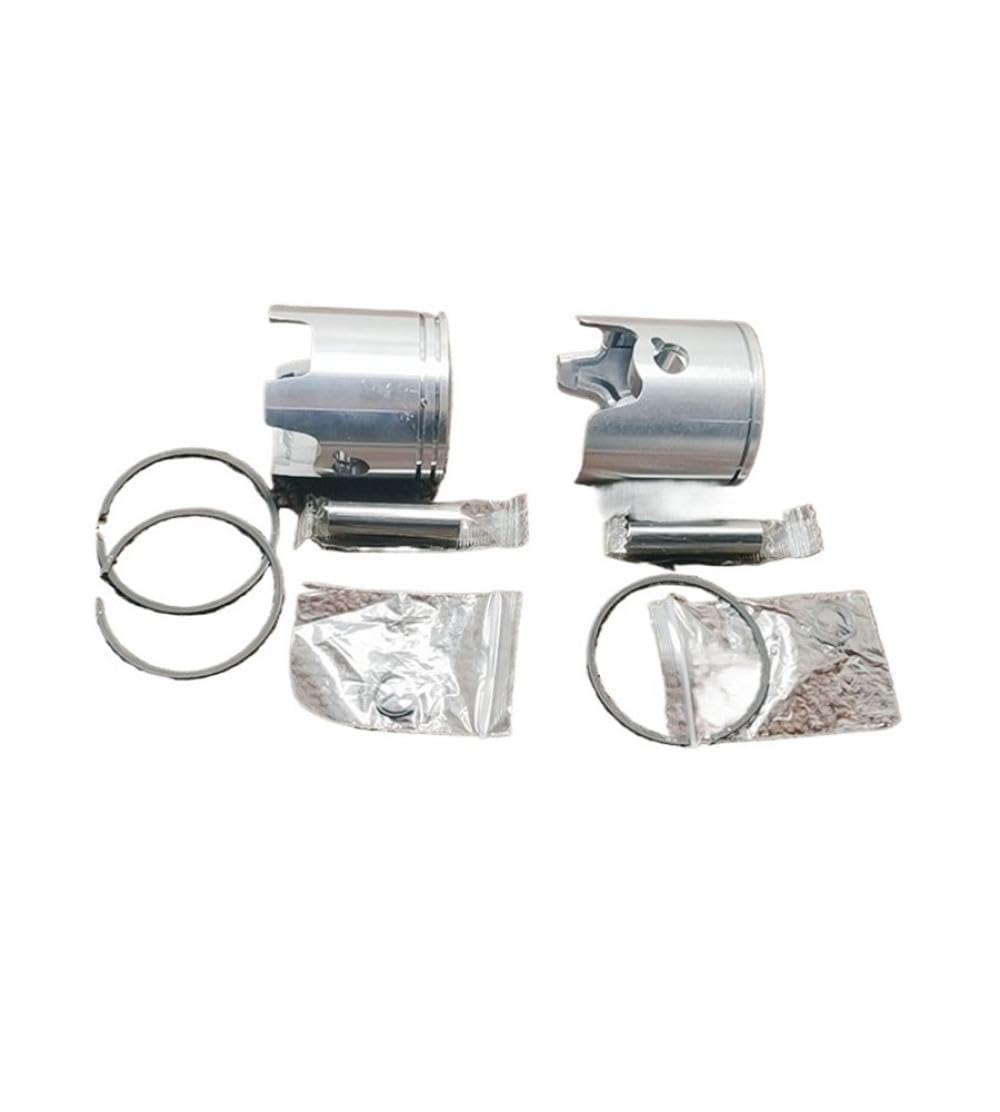 Kit Pistone Con Perno Compatibile Con Moto Jog 50 Diametro Cilindro 47,6mm Misura Perno 10mm(DOUBLE RING)