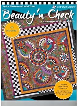 Paperback Beauty 'n Check: A Stunning Paper Piecing Project (CD Included) Book