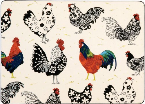 Ulster Weavers 骨灰陶器カップとソーサー 雄鶏のデザイン 8ROO04R14