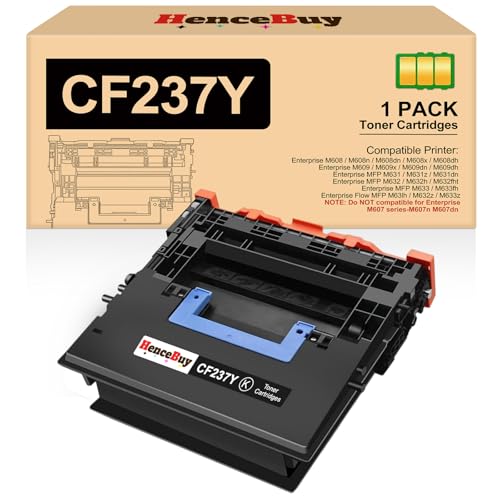 Image of Compatible for HP 37Y Black Extra High-Yield Toner | 37Y CF237Y Black Toner Cartridge Work for Enterprise M608 M609 MFP M631 M632 M633 Series Printer