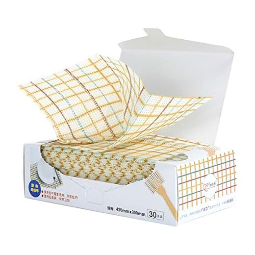 Sionoiur Cleaning Towels Disposable Dish Cloths Nonstick Fiber Reusable Handy Cleaning Wipes House Kitchen Cleaning Cloth Wiping Rags Placemats Absorbent Dry Quickly, A Box of 30 Pcs