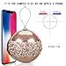 ZHANYIGY 4pc Rose Gold Christmas Ball Ornaments, Shatterproof Christmas Ball Decorations for Trees, Wedding Party Holiday Decorations