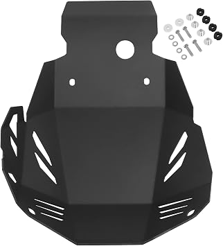 Worldmotop Engine Skid Plate Replacement for Kawasaki KLR650 KLR 650 2008-2023 Motorcycle Engine Protective Skid Plate CoverBlack