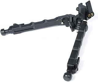 Aluminum Tactical Rifle Bipod Quick Detach Bipod 6.69"-8.26" Telescopic bipod - NICEFISH