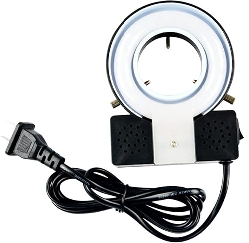 Kit de accesorios para microscopio de diámetro exterior 2.441 in Fuente de luz de anillo de microscopio flsorescencia anular Iluminadores 110V -