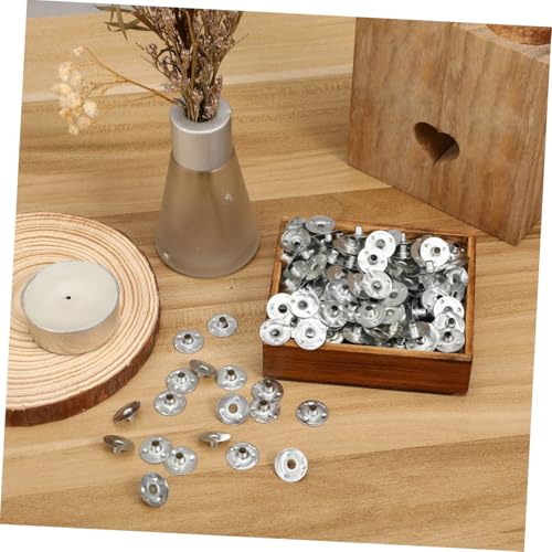 Soportes metálicos para mechas de vela 300 pcs miniatura 6