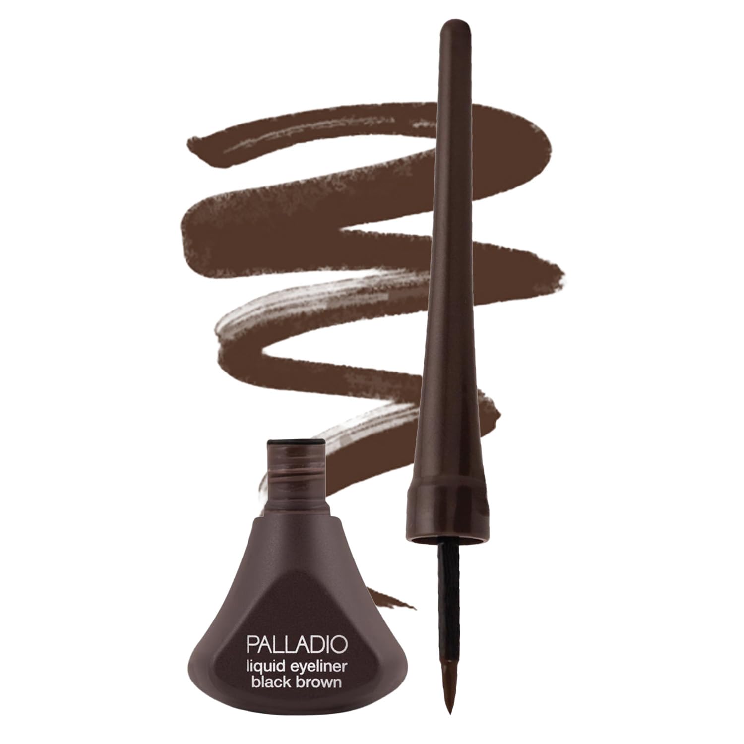 Palladio Liquid Eyeliner | Easy Application With Long-Lasting Results | Smudge Proof & Waterproof | Perfect Finish For Picture Perfect Eyes | Black Brown | 3.8 Ml