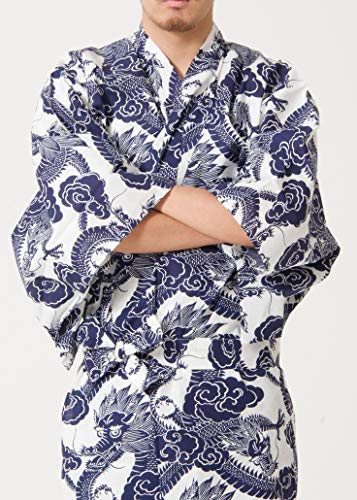 Image of Dita Tokyoin Traditional Made In Japan Cotton Yukata Robe (Japanese Pajama Kimono) Easy Wearing set2