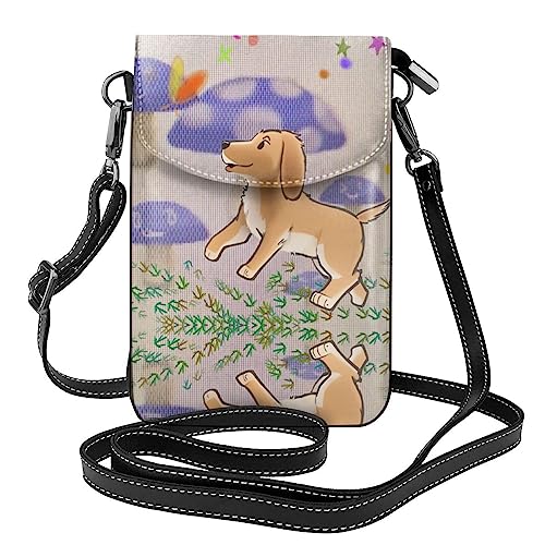 Sac à main femme en cuir pour téléphone portable noir durable confortable doux taille unique