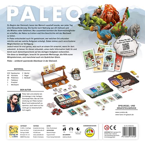 Asmodee | Hans im Glück | Paleo | Grundspiel | Kennerspiel des Jahres 2021 | Brettspiel | 2-4 Spieler | Ab 10+ Jahren… – Bild 4