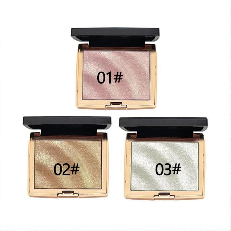 HOJO Highlighter Shimmering Powder 10g – Waterproof Long Lasting Face Highlighter Makeup, Smooth Blendable Illuminating Powder Palette for Radiant Glow (01- PINK)-picture-56