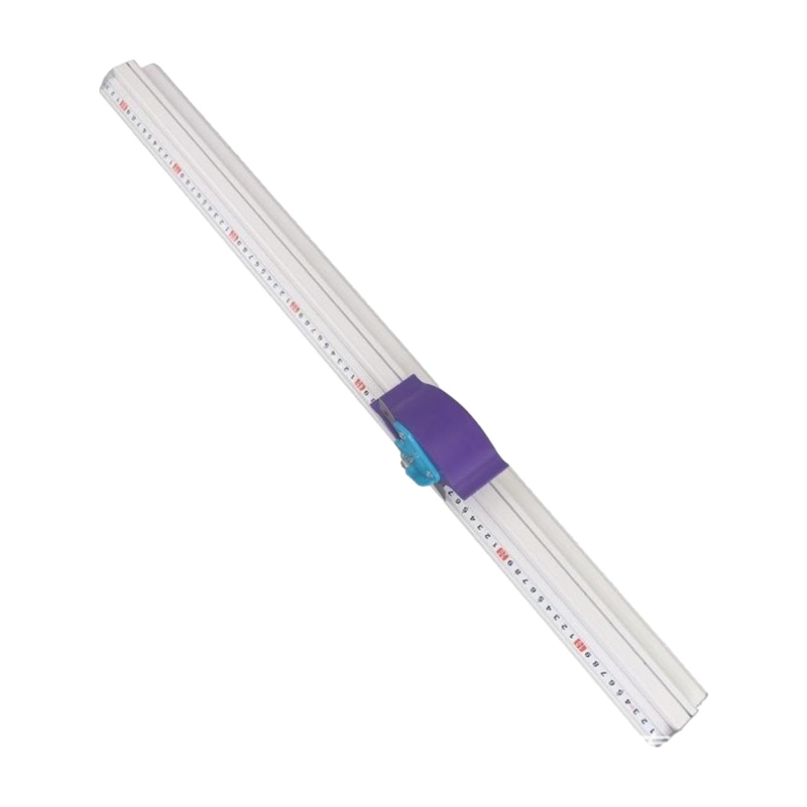 Colcolo Foto-PVC-Haustierschneider mit Lineal, Aluminium-Schneide-Positionierungsspur-Lineal, präzises manuelles Schneidelineal, für PVC-Platten, 130cm