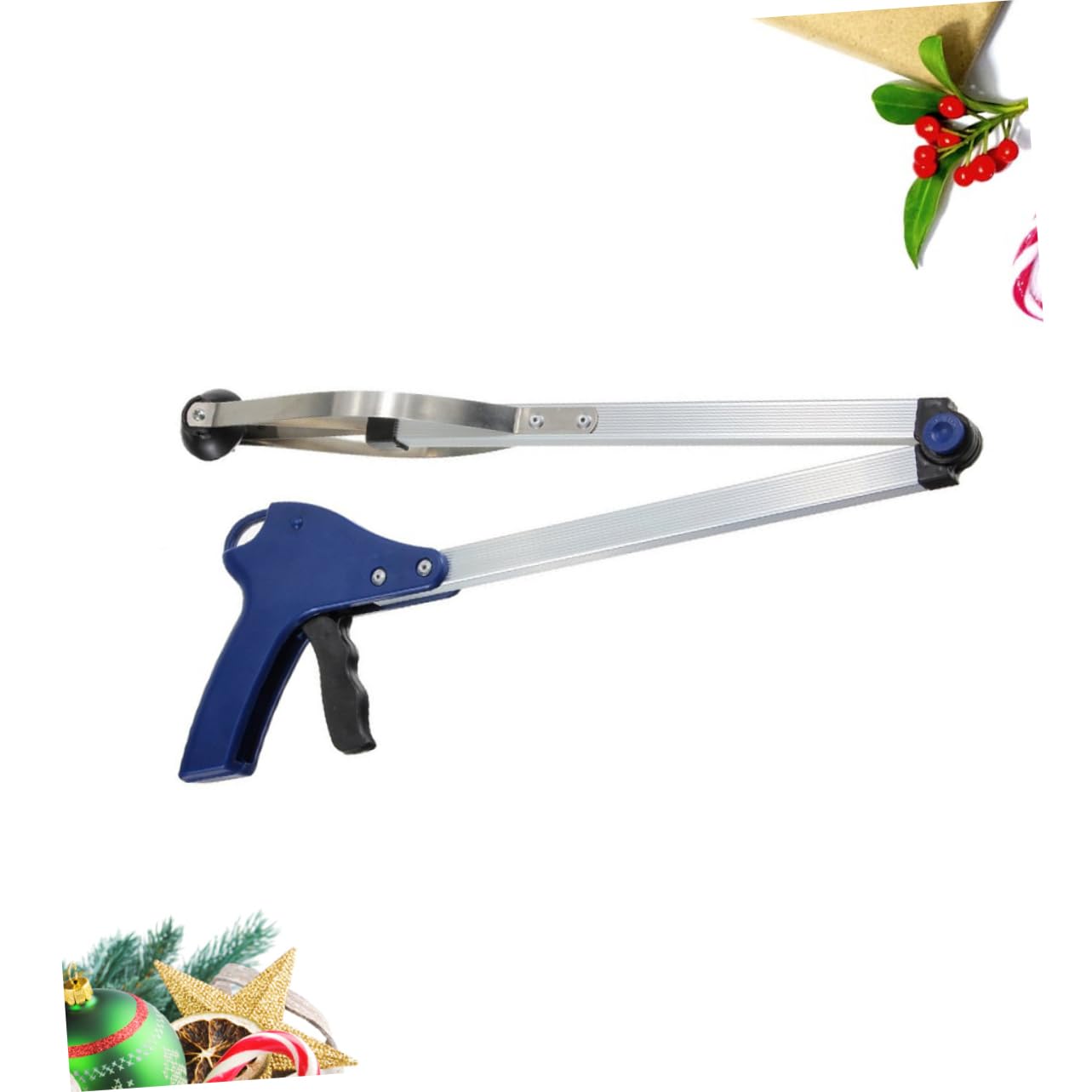 iplusmile Pince à Déchets Pliable de 83cm en Alliage D'aluminium et Caoutchouc, Multi-usage Extension pour Ramasser sans Se Baisser le Jardin ou L'eau