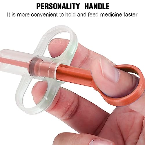 USTNIR 2 Pezzi Pet Pill Dispenser, Siringa per