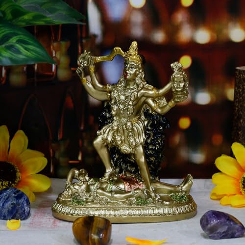 Estatua Hindú Diosa Kali Decorativa 5 pulg miniatura 5