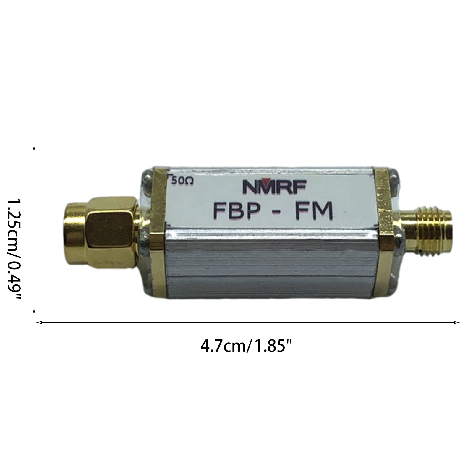 Filtro passa-banda FBP FM 88-108MHz, interfaccia SMA Trasmissione FM Bandpass Filtro Frequenza centrale 98 MHz Interfaccia SMA