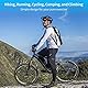 Trinkrucksack, Wasserrucksack mit 2L Blase, zum Wandern, isoliert, geeignet für Radfahren, Laufen, Klettern und andere Outdoor-Aktivitäten, Schwarz