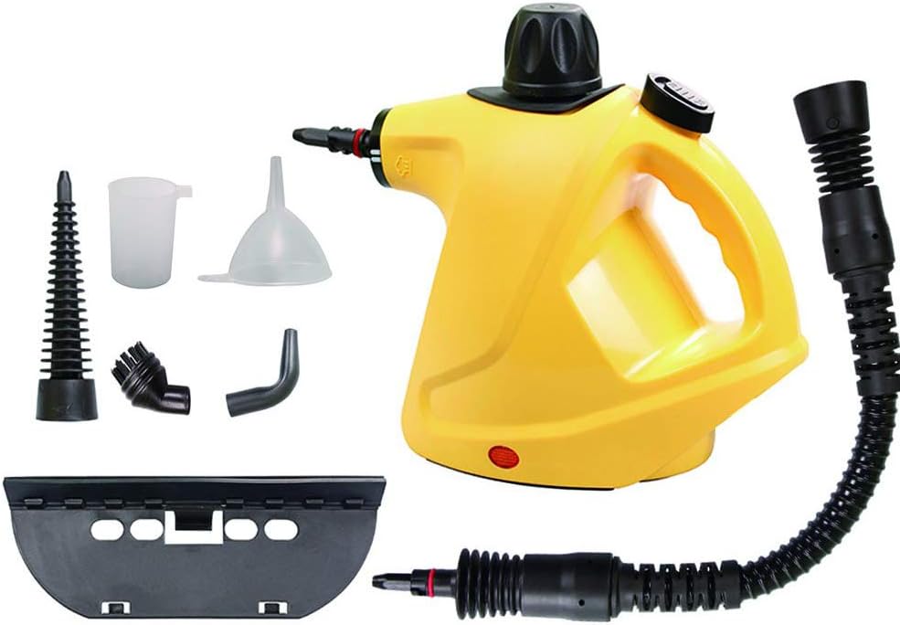 LYNSLIM Unknown 450ML Large CAPACIT Handheld Cleaner Lightweight Device for Deodorization and Sterilization, with 9-Piece Accessories for Stubborn Stains Removal in Bathroom, Kitchen& Much More