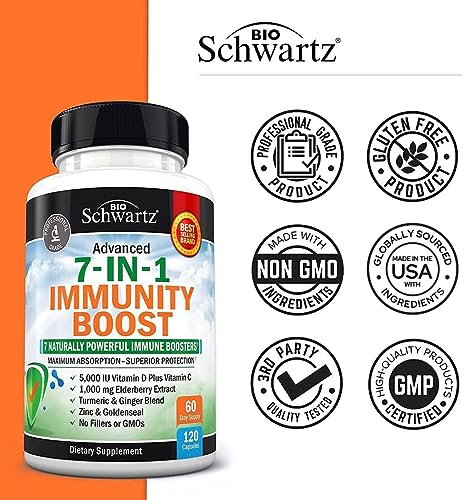 Bioschwartz BIO-7IN1MMUNITY-60-GS-1 Immune Support Supplement thumb #5