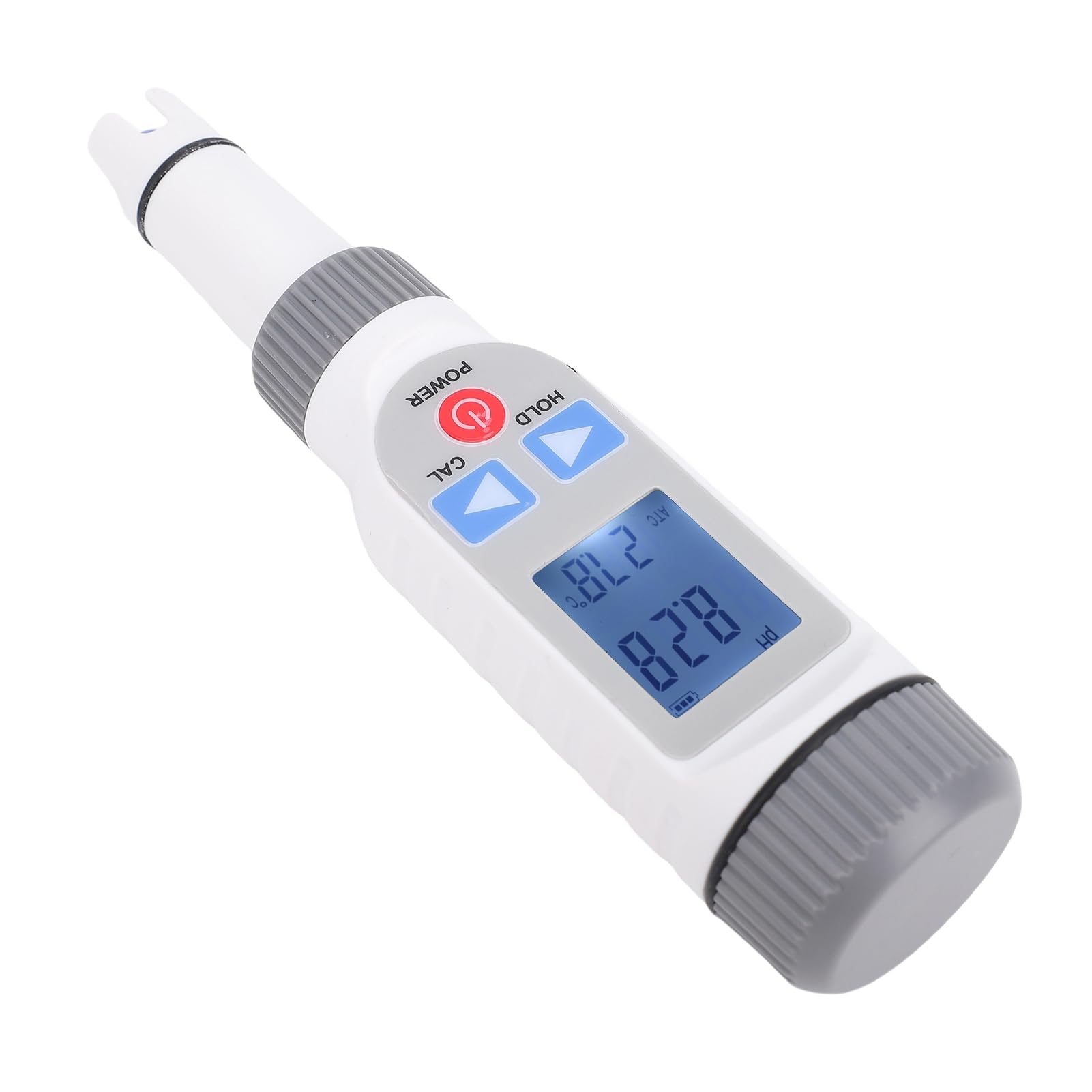 Jiawu Probador de Ph de Alimentos con Pantalla LCD Retroiluminada, Compensación de Temperatura, para Usar en Restaurantes, Uso de la Cocina (PH-C)