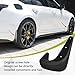 QZTYTY 4PCS Car Mud Flaps, Mud Guard, No Drilling Mudguards Fenders with Hardware Kits, Automotive Exterior Accessories Fender Front and Rear Side Splash Guards Universal for Most Cars Trucks SUVs
