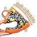 RAINANGEL Toddler Rain Boots with Easy-On Handles, Waterproof Kids Rain Boots for Girls & Boys, Fun Printed & Colors Unisex-Child Outdoor Boots, Size 12