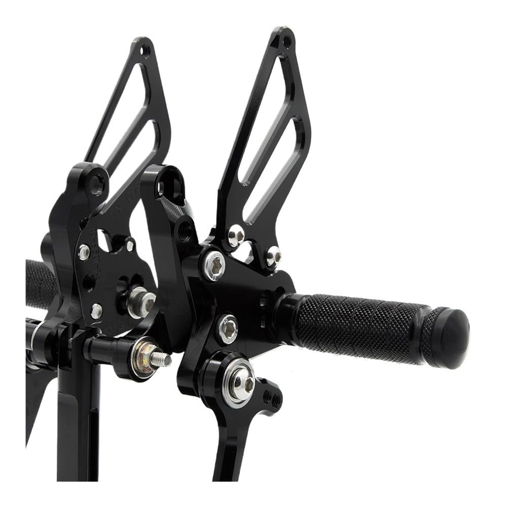 Para D&ucati 1098 1098S 1198 848 EVO Estriberas Traseras Invertidas Palanca Cambios GP Reposapiés Ajustable Para Motocicleta Juego Trasero Estriberas