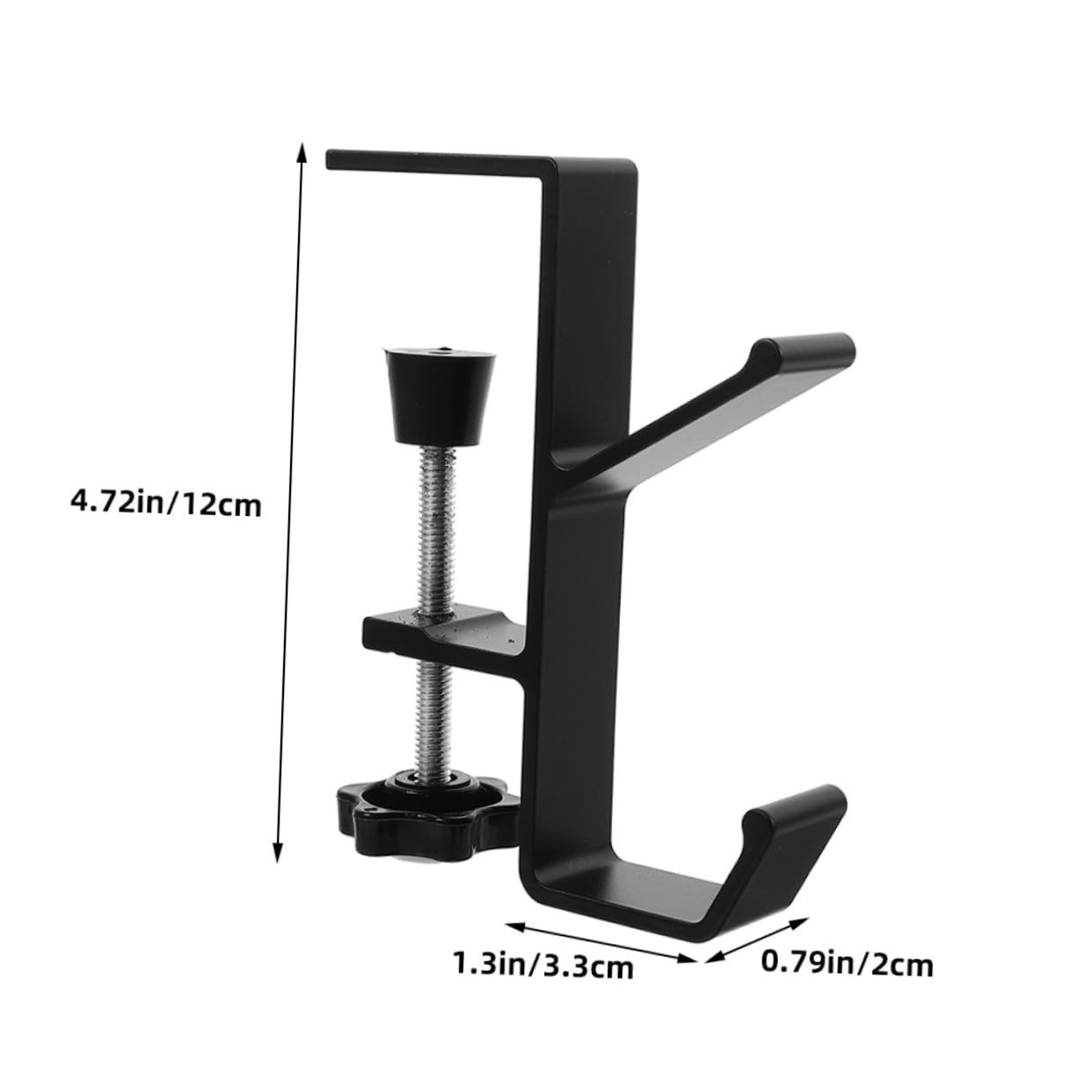 STOBAZA Fireplace Stocking Holders 2-in-1 Mantle Hanger No Drill Metal Hooks Holiday Decor Sturdy Adjustable