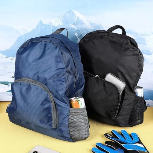 Image of Sherr 10 Pack 17 inch Classic Backpacks in Bulk Foldable Lightweight Back Packs Basic Classic bags for Travel (Multicolor)