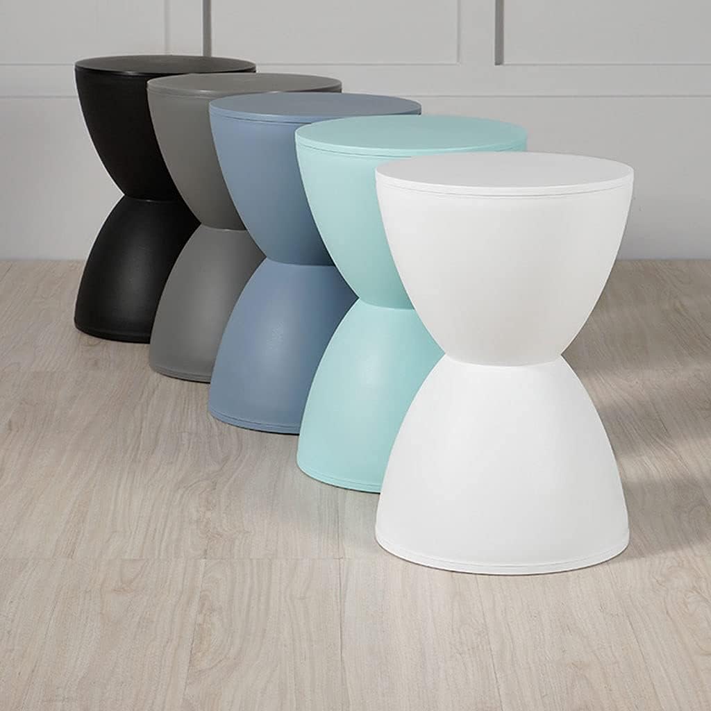 Minimalist Fashion Creative Creative Plastic Stool Shoe Stool Entrance Stool Simple Stool Shoe Stool, Household Low Stool for Living Room Bedroomcasual/K Green