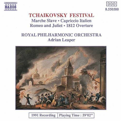 1812 Overture / Capriccio Italien [Audio CD] Tchaikovsky and Adrian Leaper