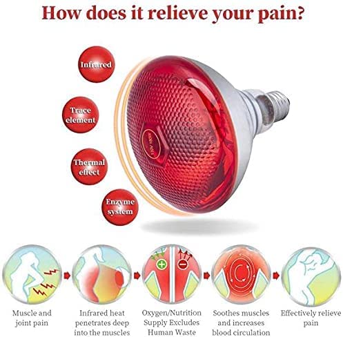 Serfory Updated 150W Infrared Light Therapy Bulb Red Light Therapy Bulb thumb #4