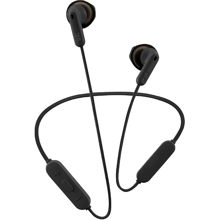 JBL Tune 215 BT Cuffie Auricolari Wireless, Cuffia Auricolare senza Fili Bluetooth 5.0, con Microfono Integrato, Vivavoce e Cavo Piatto Antigroviglio, fino a 16h di Autonomia, Nero