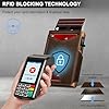 Wallet for Men Wallet with Slim Pop Up Card Holder 9-13 Cards, Bifold Minimalist Smart Wallet RFID Blocking Credit Card Holder with ID Window & Stretchable Cash Slot Compact Metal Aluminum Card Case #2