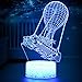 Battle Bus Spiel 3D LED Lampe nachttischlampe RGB Stimmung Lampe 7 Farben Licht Heißluftballon Nachtlicht für Geburtstag Urlaub Dekor Geschenk