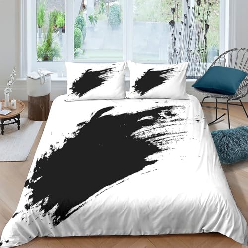 Parure de lit microfibre résistante 3D housse de couette super king 260x220 - 4