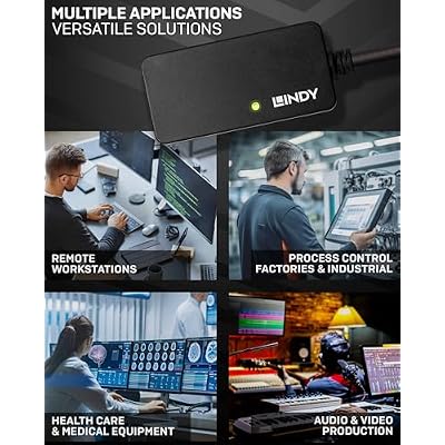 Lindy 4xUSB 3.0, 5Gbps, 10m 10m USB 3.0 Active Extension, 814331 (10m USB 3.0 Active Extension Pro Hub, USB 3.2 Gen 1 (3.1 Gen 1) Type-A, USB 3.2 Gen 1 (3.1 Gen 1) Type-A,)