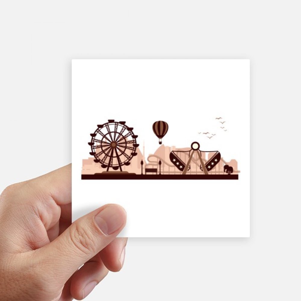 Autocollant parc d'attractions pour personnaliser votre valise de voyage et mur