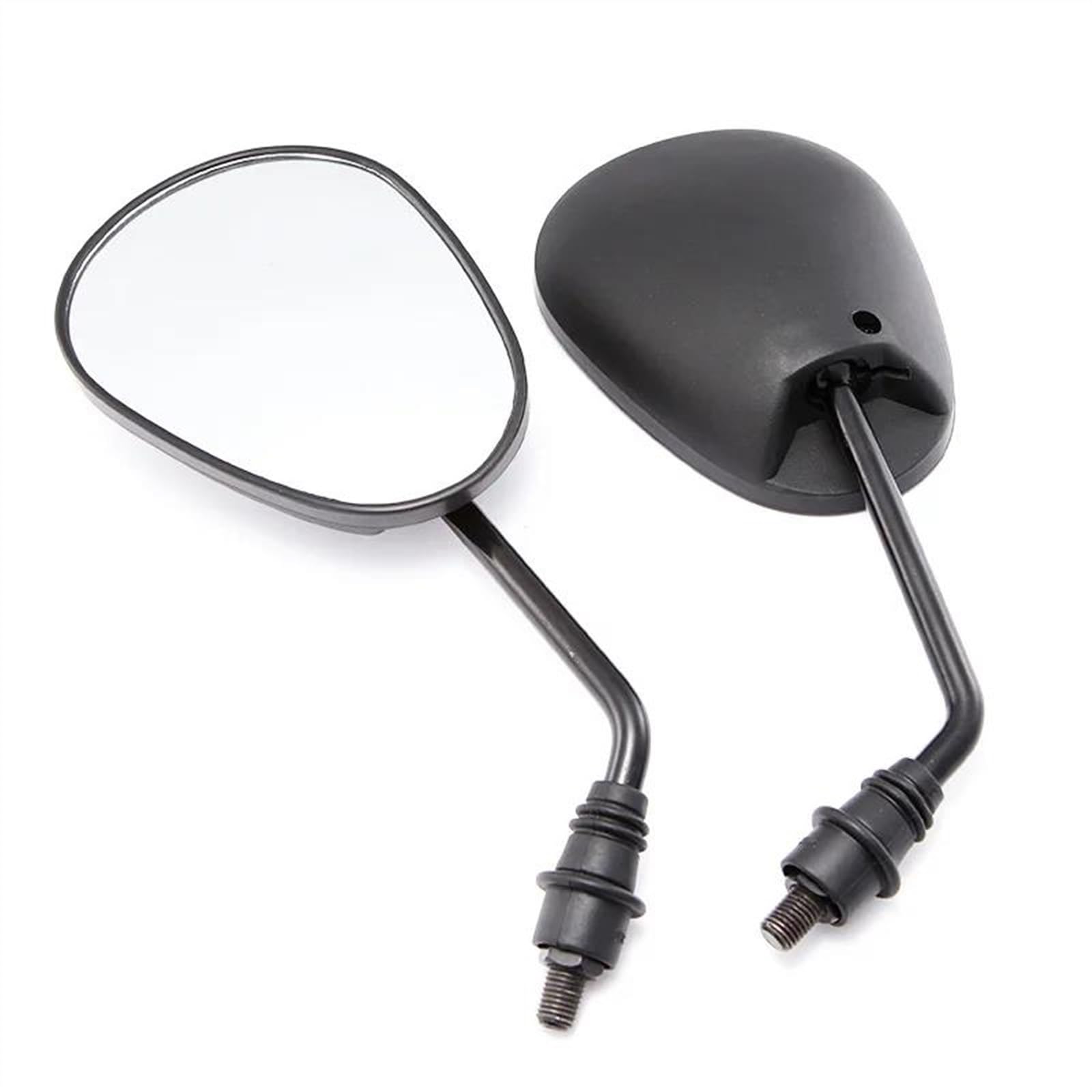 Miroir Convexe Rétroviseur Moto Grande Vue Scooter E-Bike pour Kawasaki pour Ninja 400 pour 1000(10mm Pair)