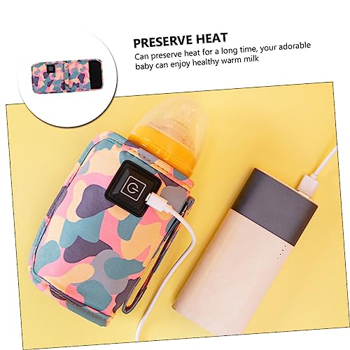 Healeved Aquecedor De Mamadeira Aquecedor De Café USB Aquecedor De Café Portátil Aquecedor De Mamade