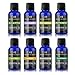 Radha Beauty Aromatherapy Top 8 Essential Oils 100% Pure & Therapeutic grade - Basic Sampler Gift Set & Kit (Lavender, Tea Tree, Eucalyptus, Lemongrass, Orange, Peppermint, Frankincense and Rosemary)