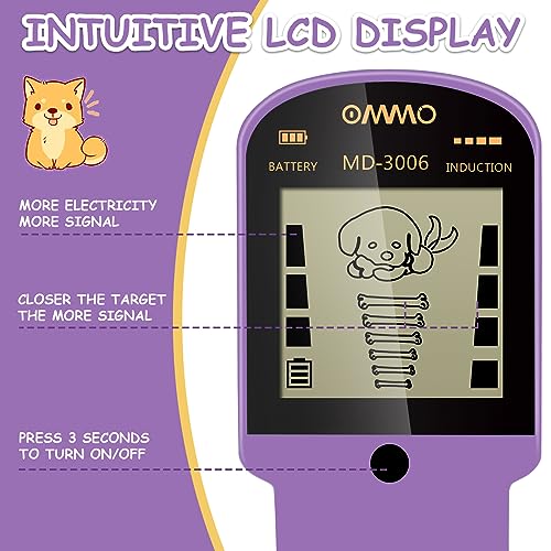 Image of OMMO Metal Detector, Adjustable 27.5 inch-37.8 inch Metal Detector for Kids with Intuitive LCD Display, Lightweight Kids Metal Detectors with 6 inch Search Coil for Exploration Hiking
