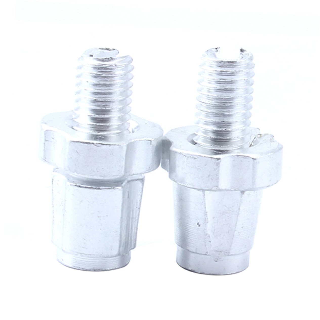 Brake Adjustment Screw Aluminum Alloy for Mountain Road Folding Bikes Silver Brake Screw Easy Installation High Precision Resistant