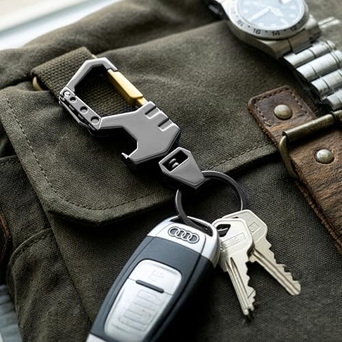 Image of Storite Metal Keychain for Men & Women | Premium Decorative Key Ring | Stylish Key Holder for Car, Bike, Home & Office Keys