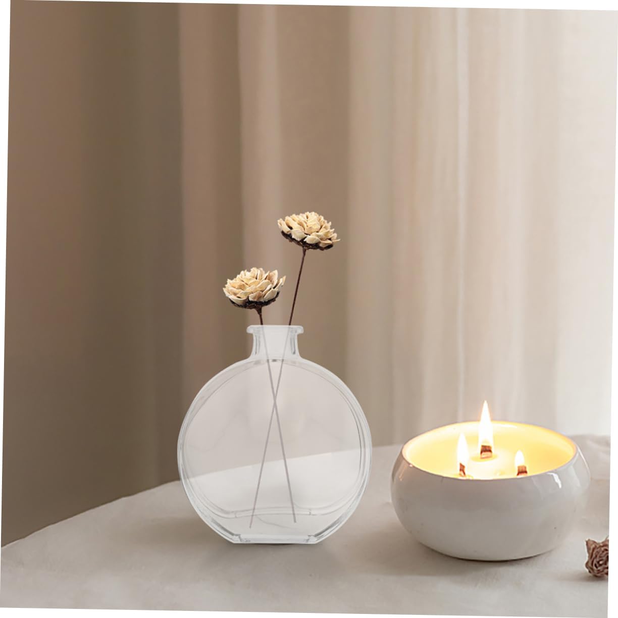 PRETYZOOM 5sets Bottle Refillable Glass Diffuser Stopper for Home Scent Distribution Stylish Volatile Container